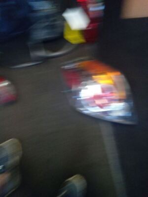 A blurry picture of some cars on the road