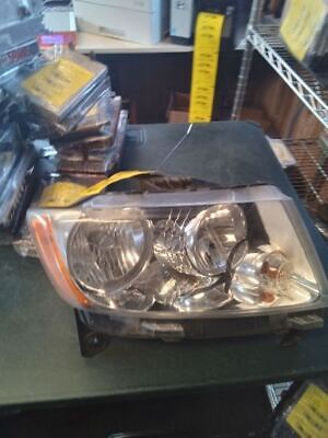 A car headlight sitting on top of a table.