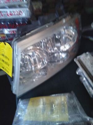 A close up of the headlight on a car