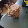 A picture of an old gearbox on the table.