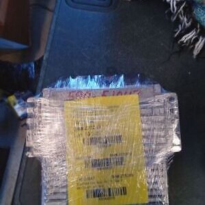 A package of cigarettes wrapped in plastic.