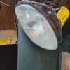 A close up of the headlight on a table