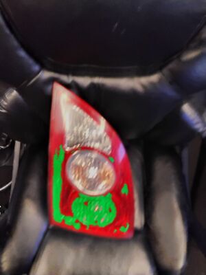 A close up of the back of a car seat