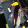 A blurry picture of some parts in the store.