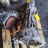 A pallet of parts for an engine and transmission.