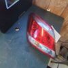 A car 's tail light is on the table.