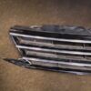 A close up of the grill on a car