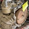 A close up of an old car engine