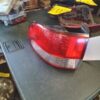 A car 's tail light is on the table.