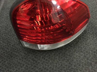 A close up of the back light on a car