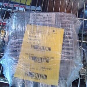 A close up of a package with a bar code