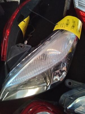 A close up of the side of a car headlight.