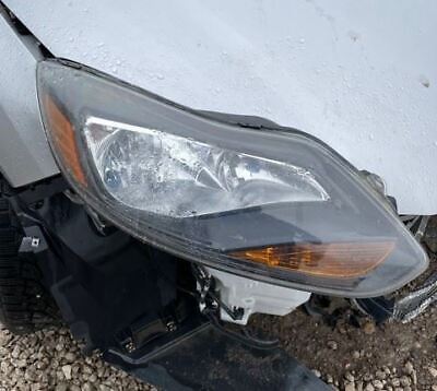 A car that has been hit by an oncoming truck.