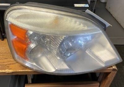A close up of the headlight on a car