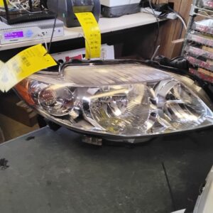 Passenger Right Headlight Without Black Trim Fits 2009-2010 TOYOTA COROLLA