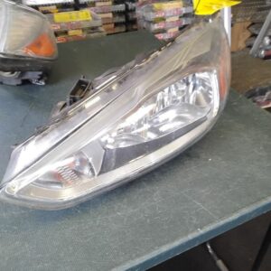 Driver Headlight Halogen Chrome Headlamp Bezel Titanium 2015-2018 FORD FOCUS