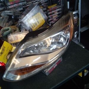 Driver Headlight Halogen Aluminum Trim S Model Fits 2012-2014 FORD  FOCUS