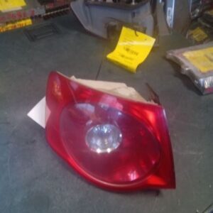 Driver Tail Light Sedan VIN K 8th Digit Red Outer 2005-2007 VOLKSWAGON JETTA